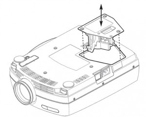 ASK C100/C90 lamp replacement, ASK LAMP-026