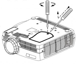 ASK C300 lamp cover, ASK Proxima SP-LAMP-001 