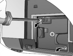 BenQ W2000 remove lamp screwsw, BenQ 5J.05Q01.001