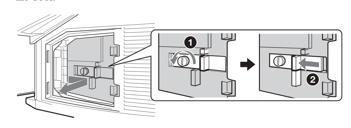 remove lamp door-Sony KDS-60A2000 TV_Sony KDS-60A2000 TV_Sony XL-5200 Replacement TV Lamp