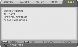 NEC NP 110 resetting NEC NP13LP Projector Lamp